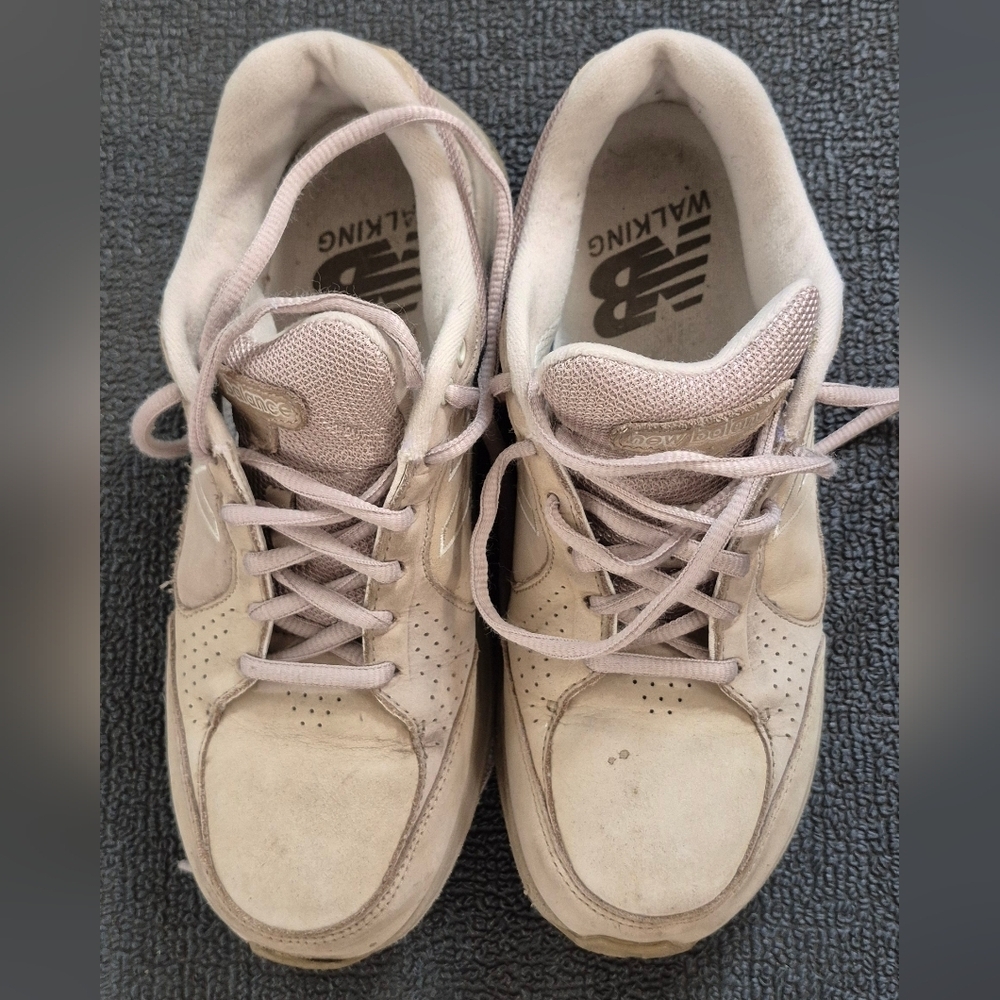 New Balance Unisex Cream Walking Shoes